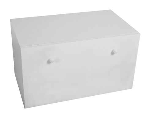 Speelgoedkist wit - opbergbox speelgoed - 71x42x42 cm - uitschuif lade