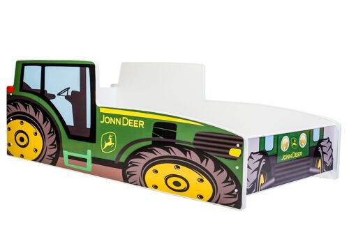 Tractor kinderbed - John Deer Groen - 160x80 cm