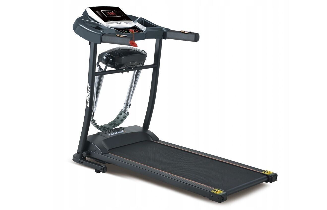 Tapis de course avec fonction massage - ceinture de fitness électrique - jusqu'à 12,8 km/h