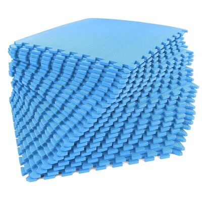 RAMROXX swimming pool floor tiles 50 x 50 cm blue - 25 pieces