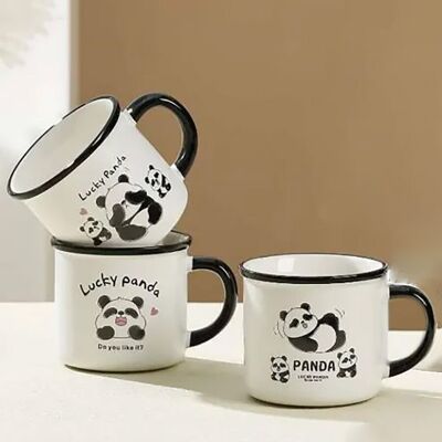 Ceramic mug "PANDA", in 3 designs. DF-732