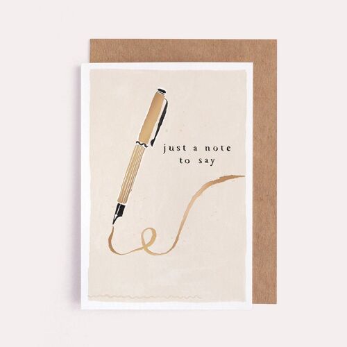 Just A Note Card | Everyday Greeting Card | Thinking of You