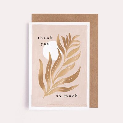 Leaf Thank You Card | Thank You Cards | Thank You Teacher