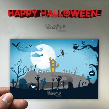 Carte Halloween en Réalité augmentée (modèle 1) 2