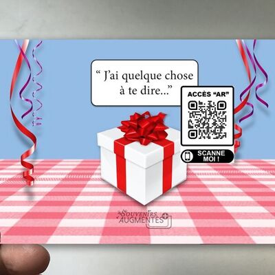 Carte anniversaire en réalité augmentée (modele 1)