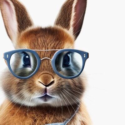 Tarjeta sostenible - Coolest bunny