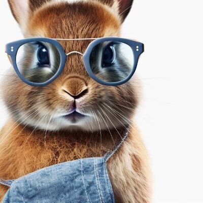 Tarjeta sostenible - Coolest bunny