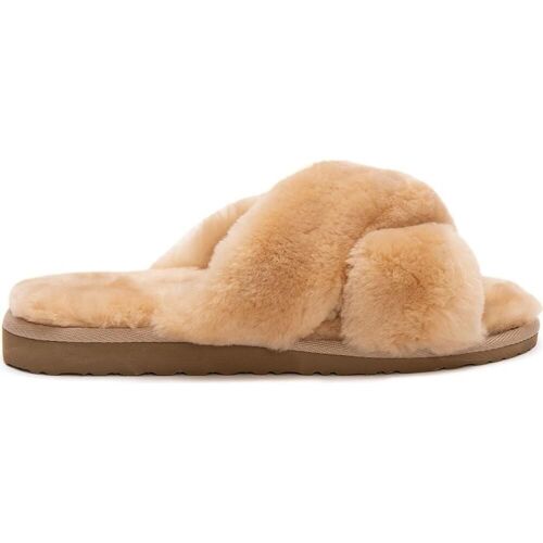 Pegia pantoffels beige