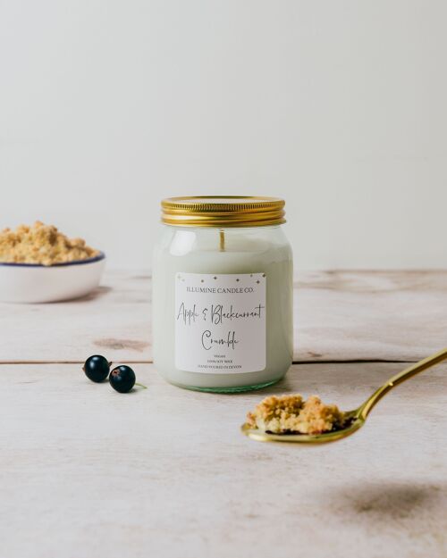 Apple & Blackcurrant Crumble Soy Wax Candle