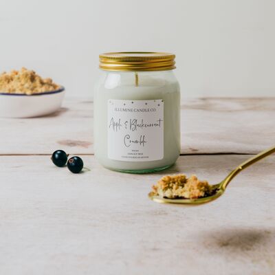 Apple & Blackcurrant Crumble Soy Wax Candle