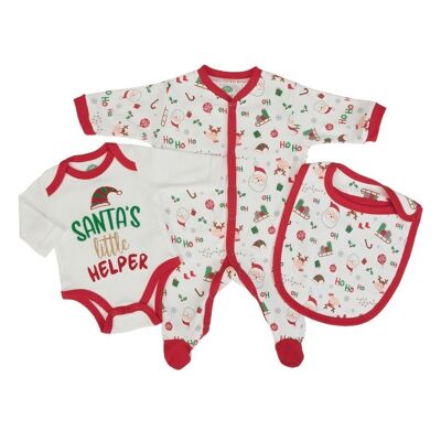 15855 - Christmas babygrow + body + bib - AW 23/24