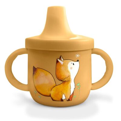 Taza de aprendizaje de silicona Fox