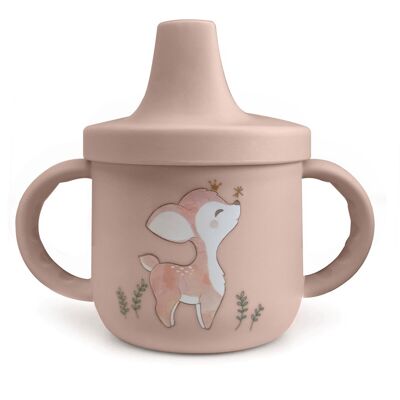 Taza de aprendizaje de silicona Fawn