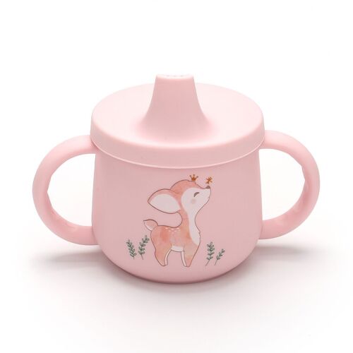 Tasse d'apprentissage silicone faon