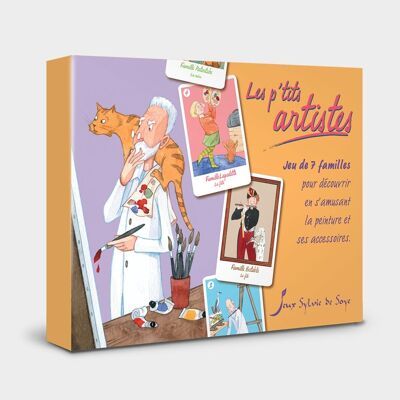 gioco di carte delle 7 famiglie - Les P’tits Artistes - per scoprire la pittura e i suoi accessori