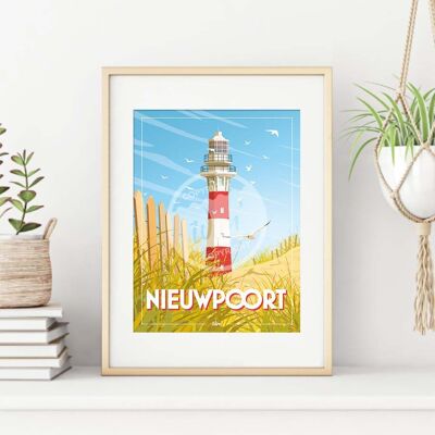 Nieuwpoort / Nieuport – „Der Leuchtturm“ Vorder-/Rückseite