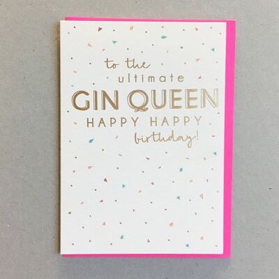 Birthday Gin Queen TUT16