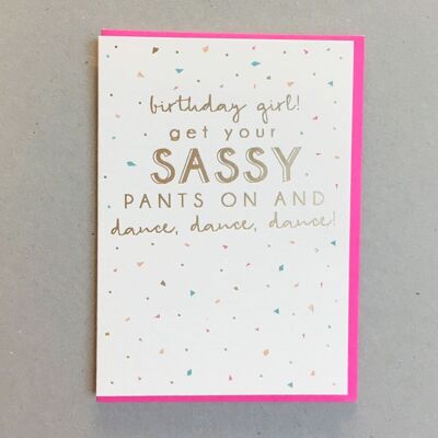 Sassy Birthday Pants TUT12