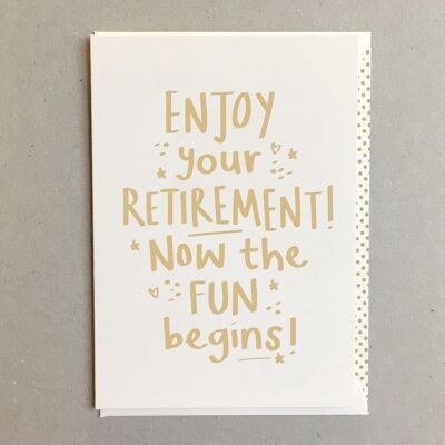 Enjoy your Retirement BS38