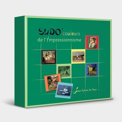 Sudoku-Spiel Sudo’Farben des Impressionismus 750g