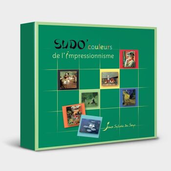 Jeu de Sudoku Sudo’couleurs de l’impressionnisme 750g 1