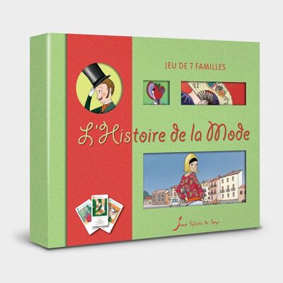 Juego de cartas de las 7 familias con cuadernillos - La Historia de la Moda