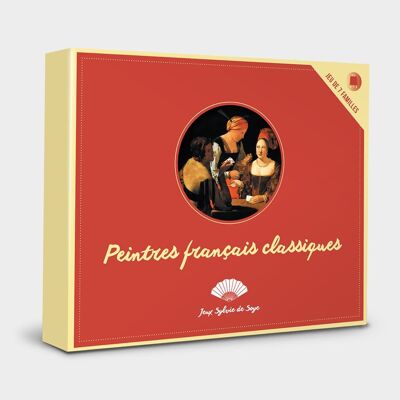 Jeu de cartes des 7 familles - Peintres français classiques - 270g - avec guide explicatif