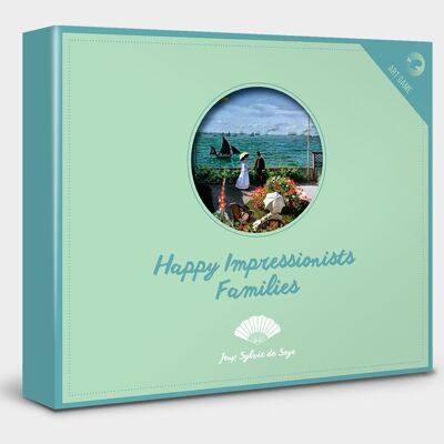 Jeu de cartes des 7 familles en anglais  - Happy Impressionist Families - 270g