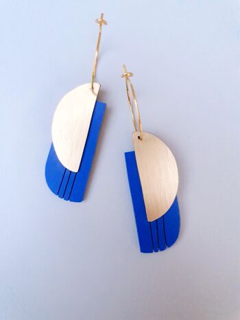 BOUCLES BERLIN UNIK cobalt 1