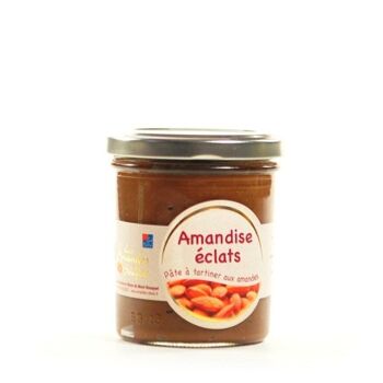 Amandise éclats 200g - pà¢te à  tartiner aux éclats d'amandes 2