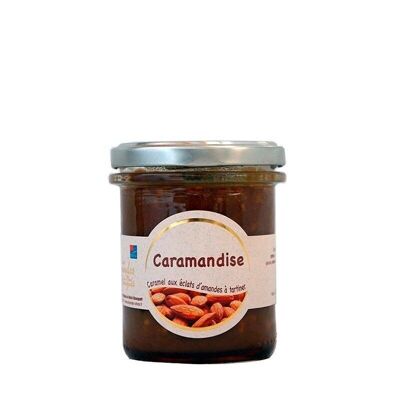 Caramandise 200g - soft caramel with almond flakes to spread