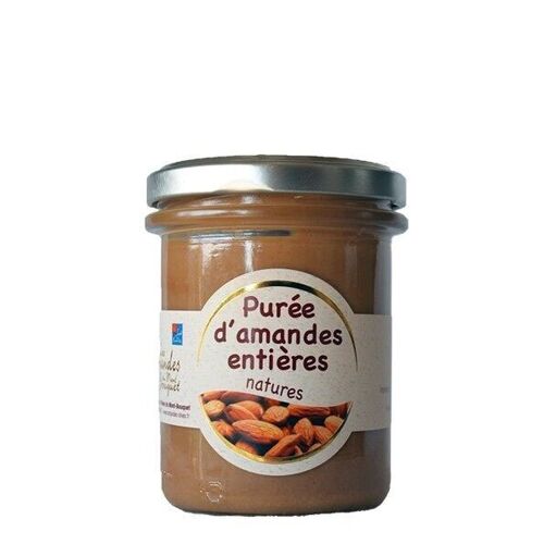 Purée d'amande entière nature 180g