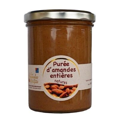 Puré de almendras enteras natural 400g