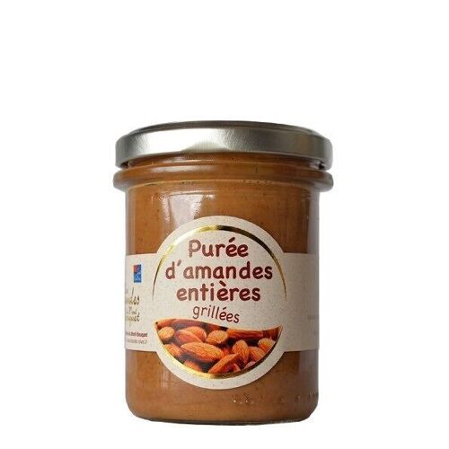 Purée d'amande entière grillée 180g