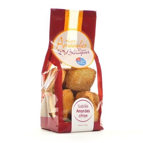 Sablés aux amandes et citron 200g