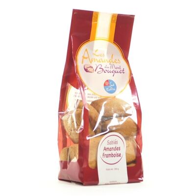 Almond and raspberry shortbread 200g