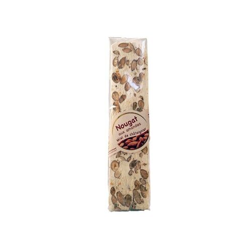 Nougat Blanc au miel de Chà¢taignier 100g