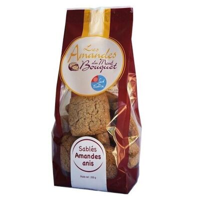 Almond and anise shortbread 200g
