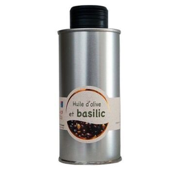 Huile d'olive au basilic (basilic frais) 20cl 1