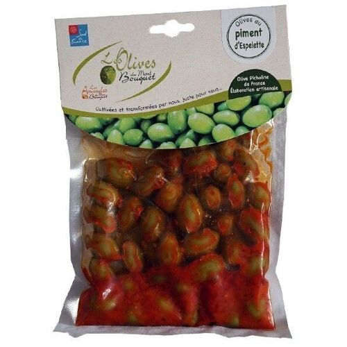 Olives au piment d'Espelette 200g