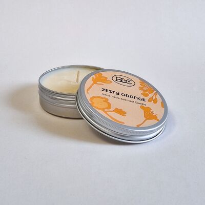 ZESTY ORANGE  -🍋Tin Scented candle