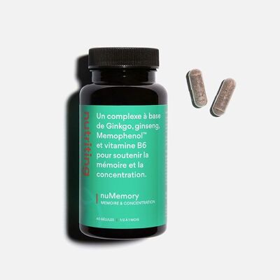 Memory & Concentration Food Supplement - nuMemory