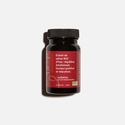 Saffron Food Supplement - Safr’Inside® 100% ORGANIC