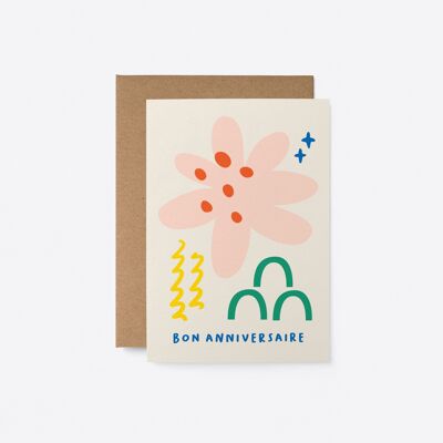 Buon anniversario - Carte de voeux