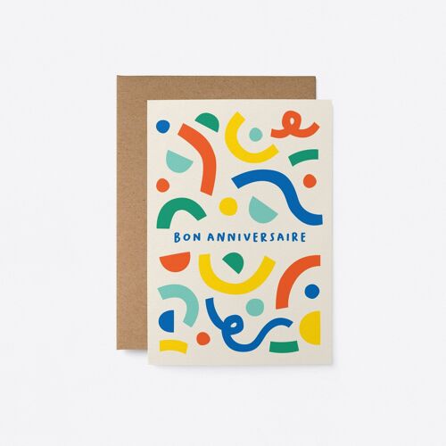 Bon anniversaire - Carte de voeux