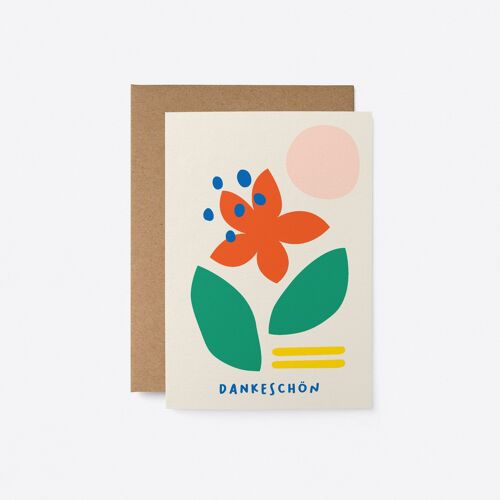 Dankeschön - German greeting card