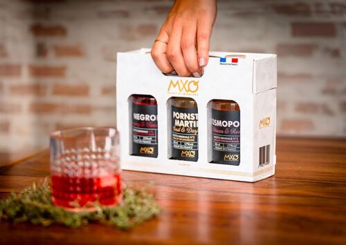 Coffret 3 cocktails MXO 20cl