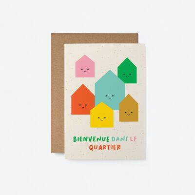 Bienvenue dans le quartier - Carte de voeux