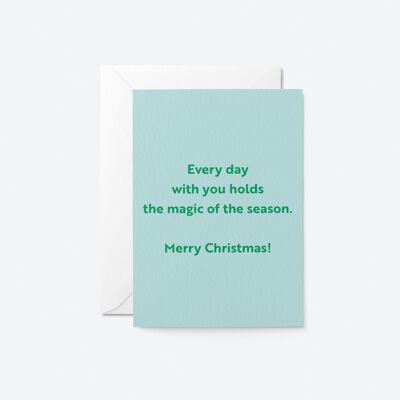 Merry Christmas! - Seasonal Greeting Card - Holiday Card