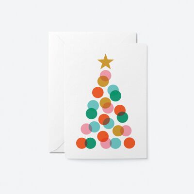 Weihnachtsbaum – Jahreszeitliche Grußkarte – Weihnachtskarte